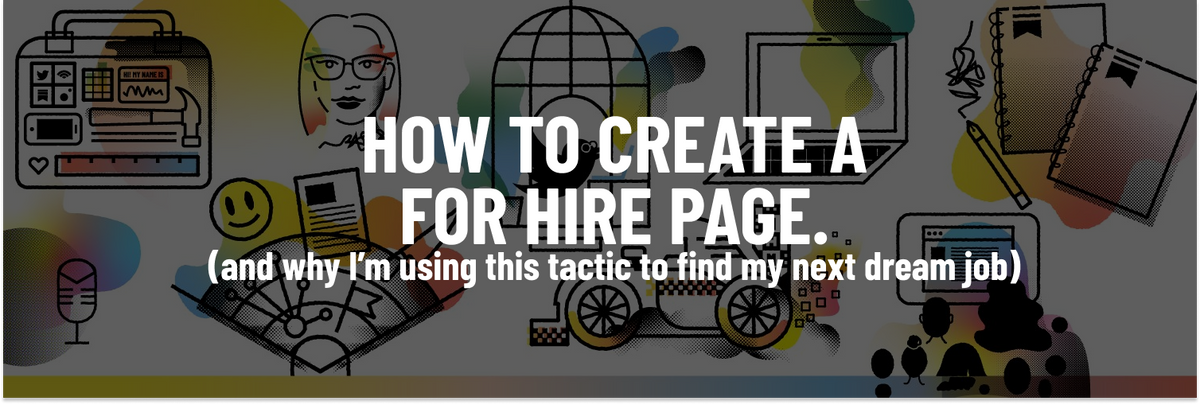 How to create your own "for-hire" page