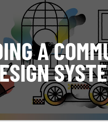 Building a community design system content header.